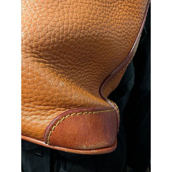 Dooney & Bourke Pebble Charleston Shopper Caramel Leather Tote Medium - Picture 13 of 16